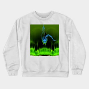 A dip n the glass. Crewneck Sweatshirt